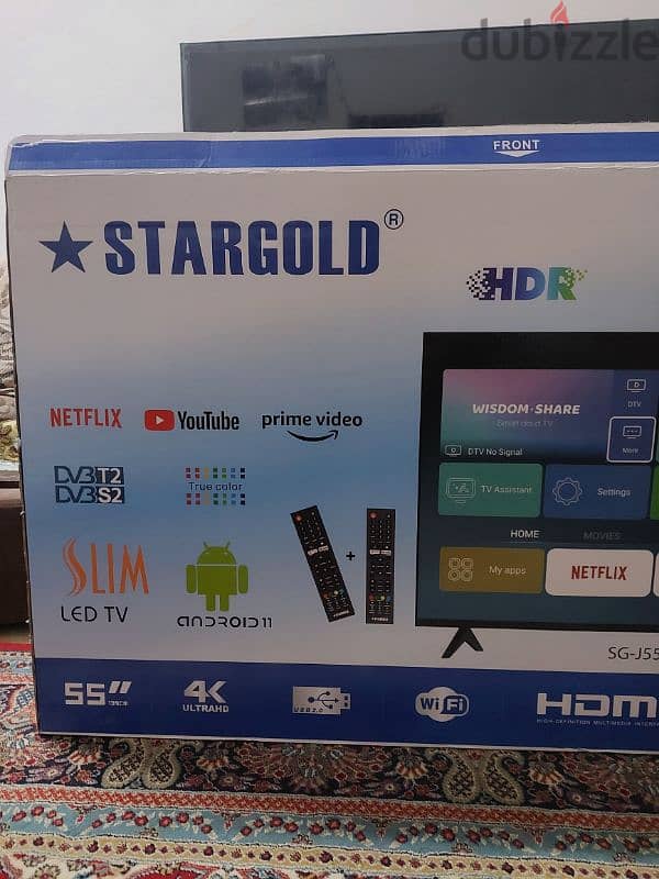 ALMOST NEW SMART TV 55 inch -  55 تلفزيون شبة جديد بحالة ممتازة بوصة 2