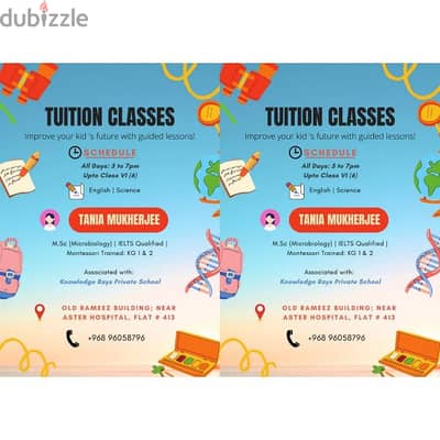 Home Tuition with guided lessons up to Grade 6