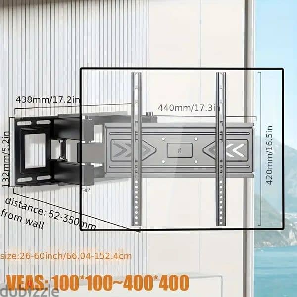 corner stand for LED TV wall mount 2