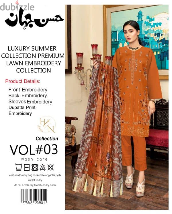 luxury summer collection premium lawn embroidery collection Pakistan 4