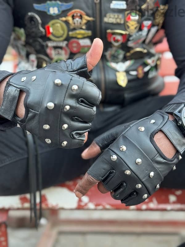 Men’s  Gloves - Genuine black leather 13