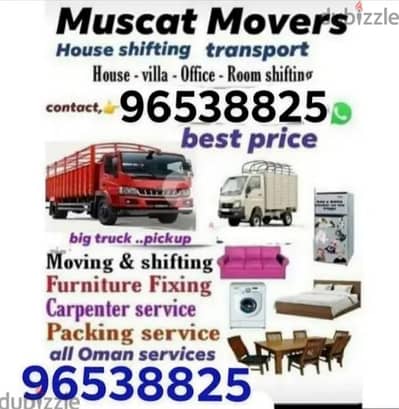 Muscat mover packer carpenter House villa shifting professional labour