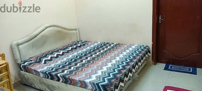 Double bed with mattress