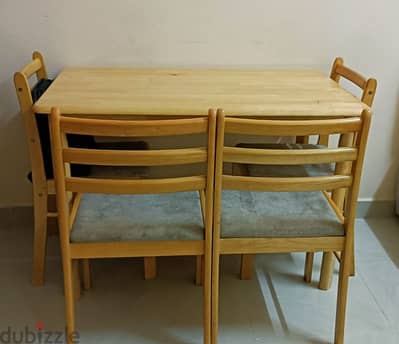 Dining table with 4 chairs