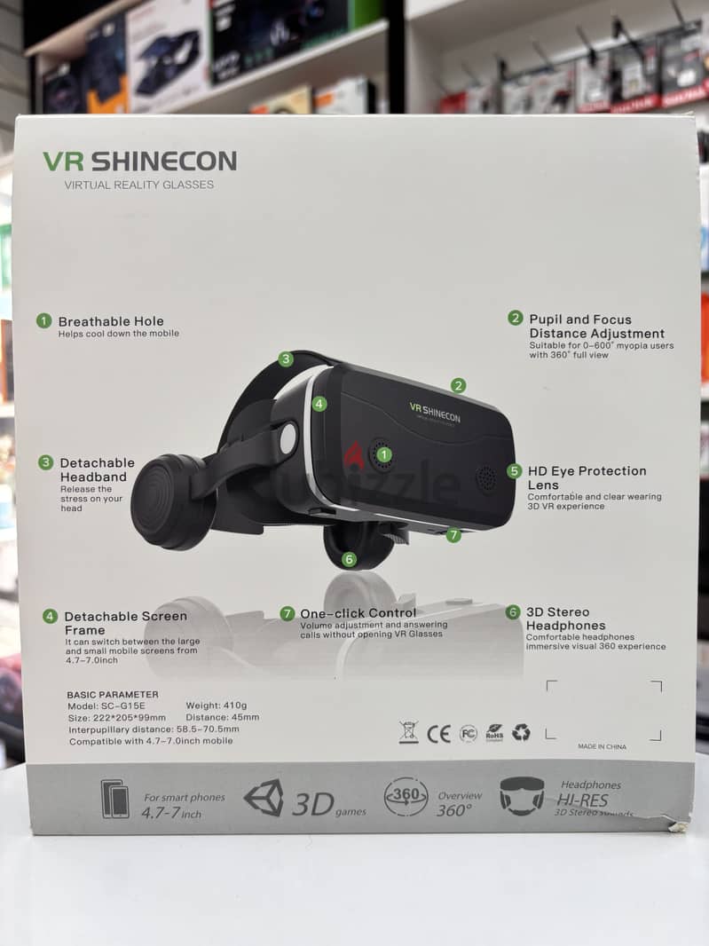 VR SHINECON HD 3D VR Headset ( stock available ) 1