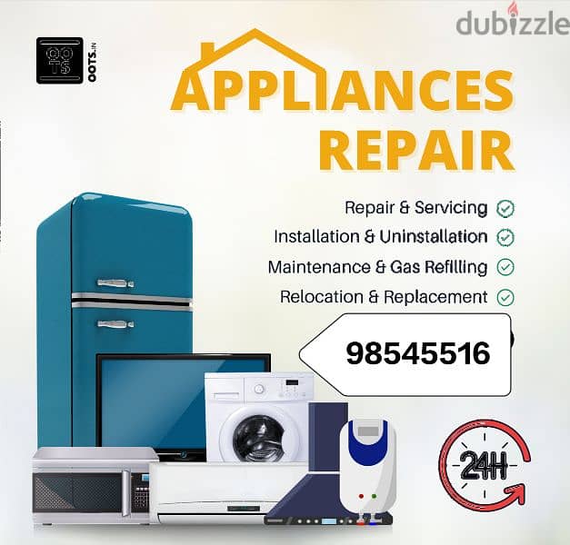 all types auto washing machine refrigerator Ac repair and service 0