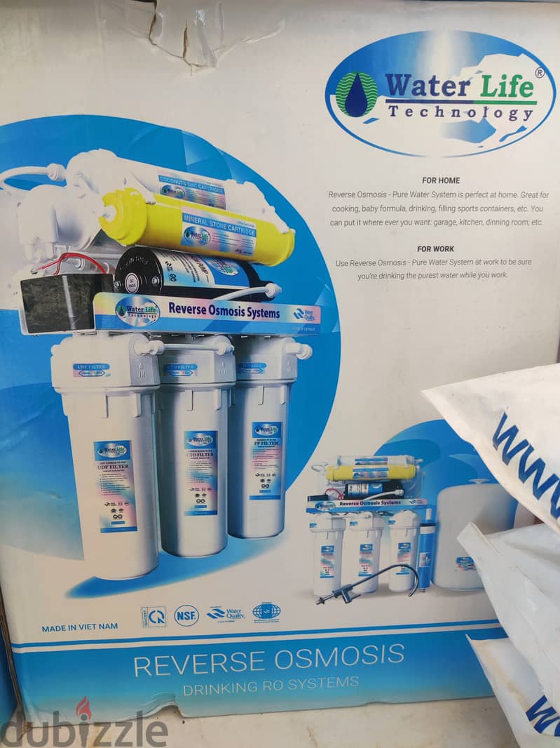 WATER LIFE TECHNOLOGY REVERSE OSMOSIS SYSTEMS FILTER 1