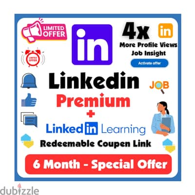 LINKEDIN Premium 06 Months