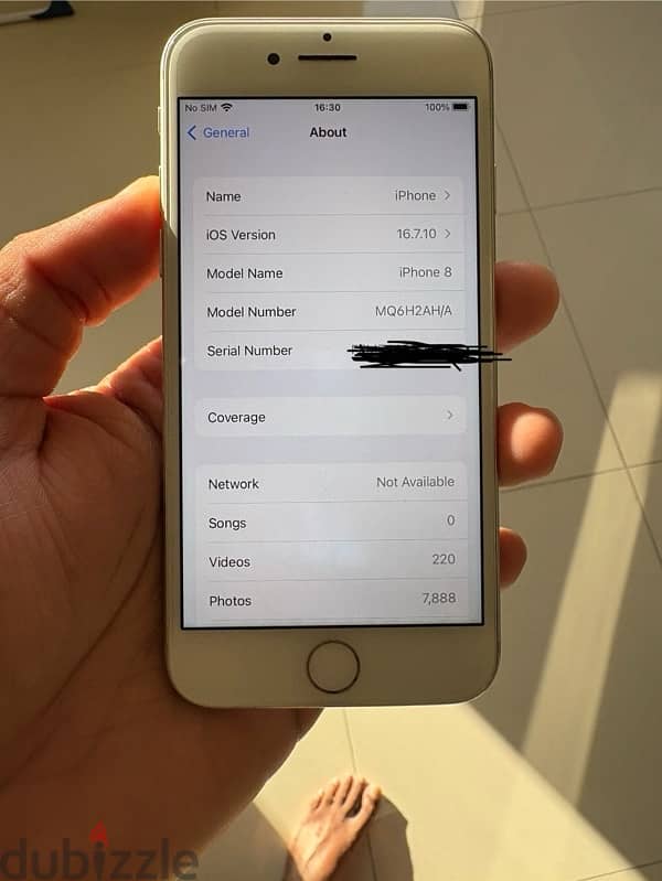 Iphone 8 -64 GB white 2