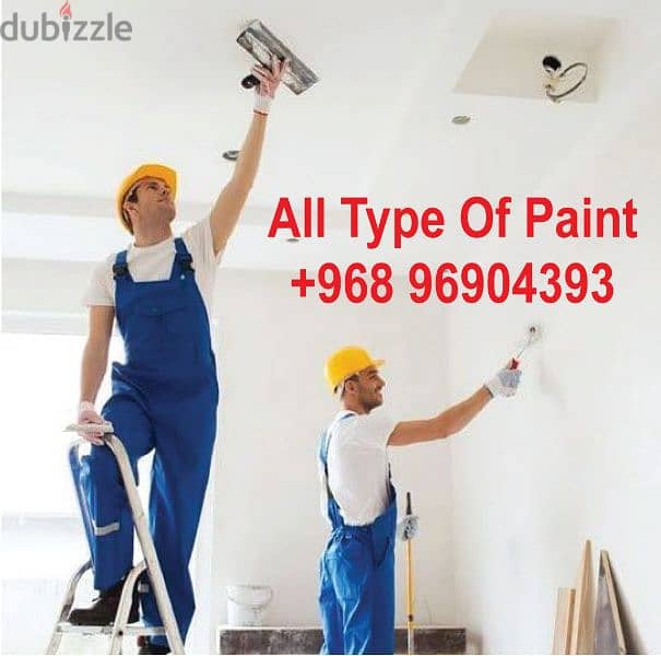 we do all type of paint work interior designing and gypsum board 0