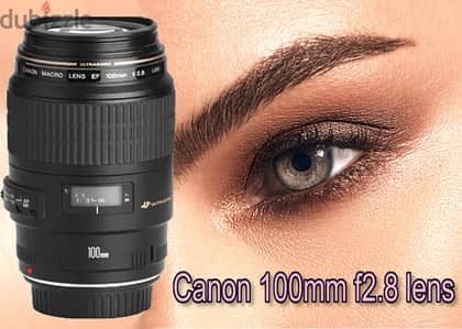 عدسة كانون 100mm f2.8