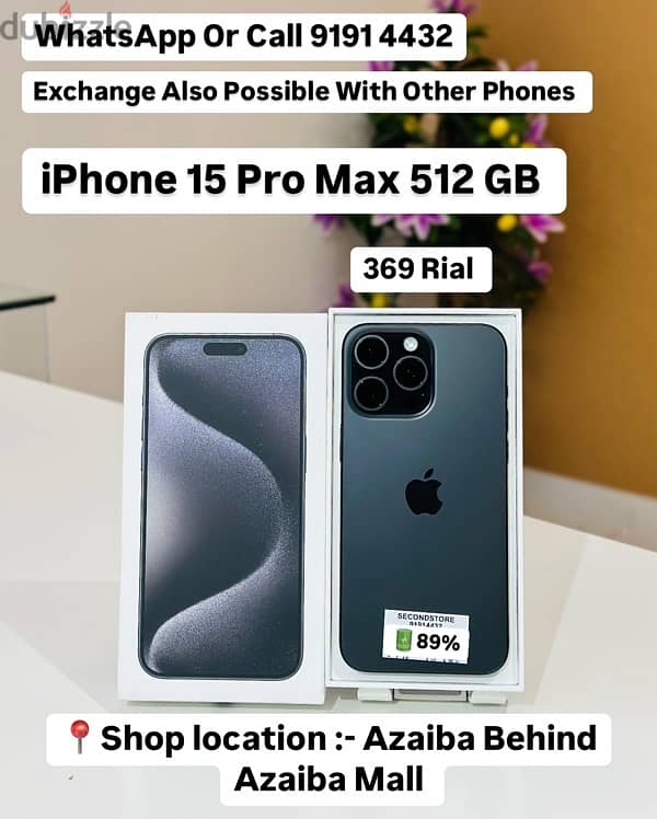 iPhone 15 Pro Max 512 GB very good condition 0