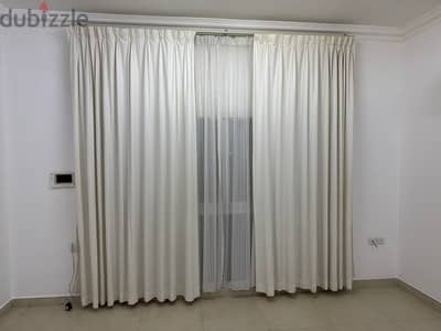 curtain with sheer for sale