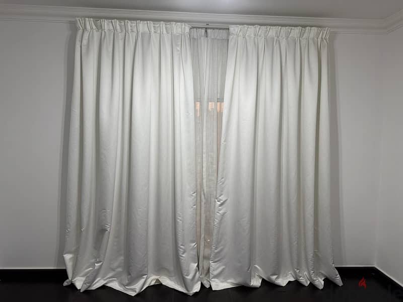 curtain with sheer for sale 2