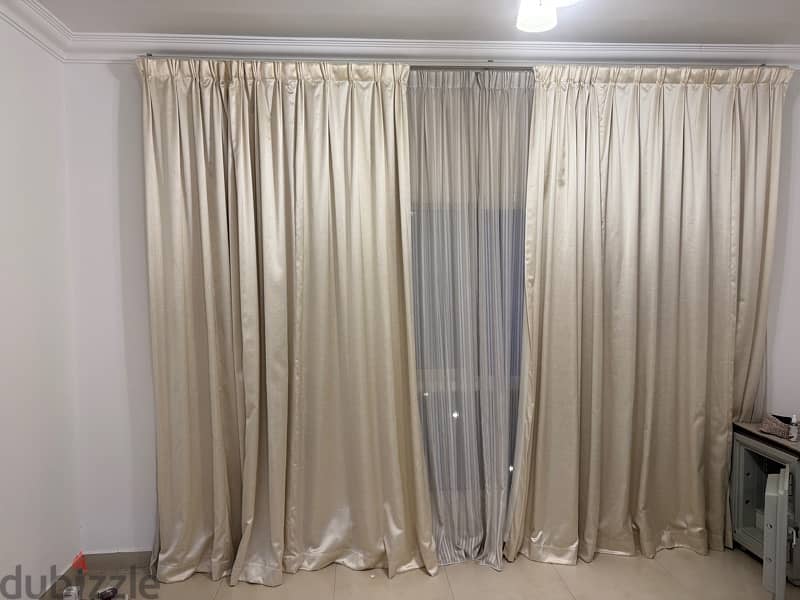 curtain with sheer for sale 3