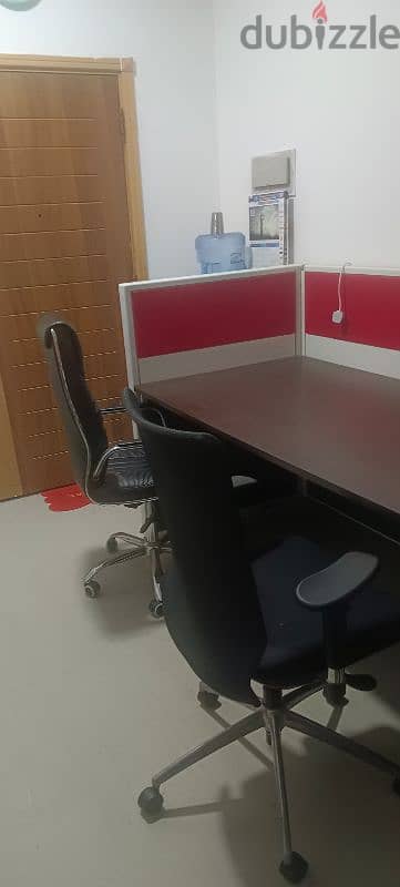 Sales Office Table, chair and Cobort File Rack