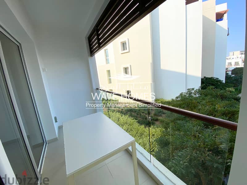 2 bedroom with Study room apartment for rent in Al mouj 9