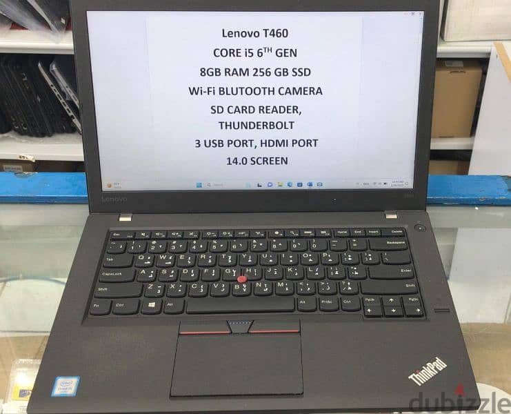 Laptop Lenovo Ci5, 8gb, 256gb ssd@ 44 OMR 1