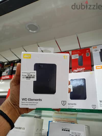 WD Elements 1tb External HardDisk