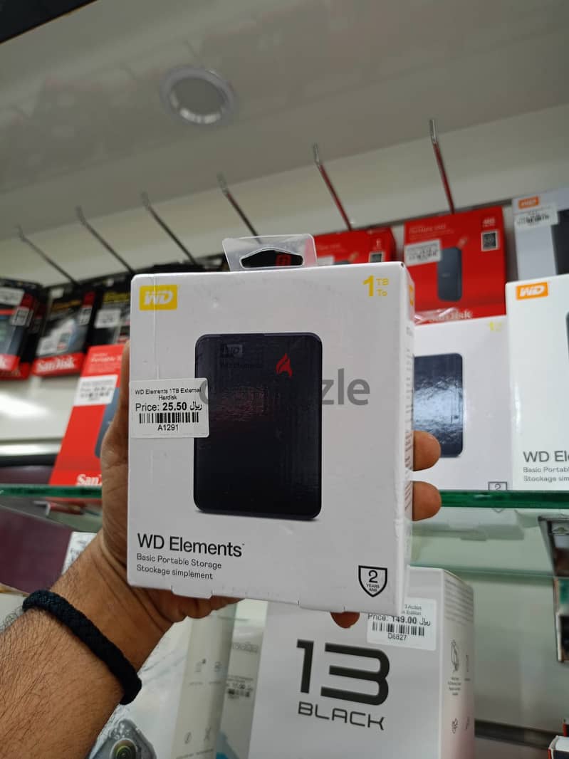 WD Elements 1tb External HardDisk 1