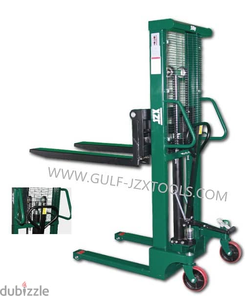 1 Tn Manual Forllift / Hand Stacker for sale 0