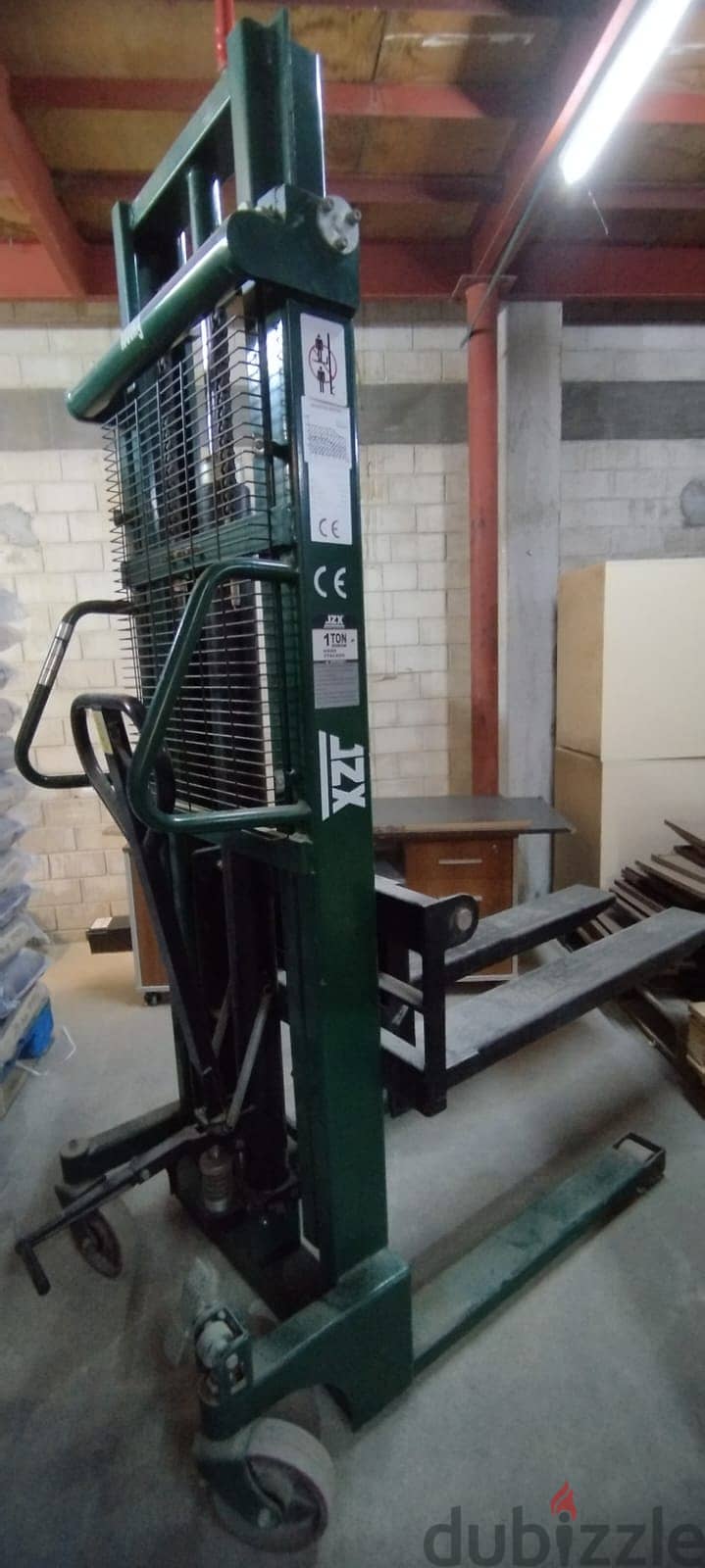 1 Tn Manual Forllift / Hand Stacker for sale 2