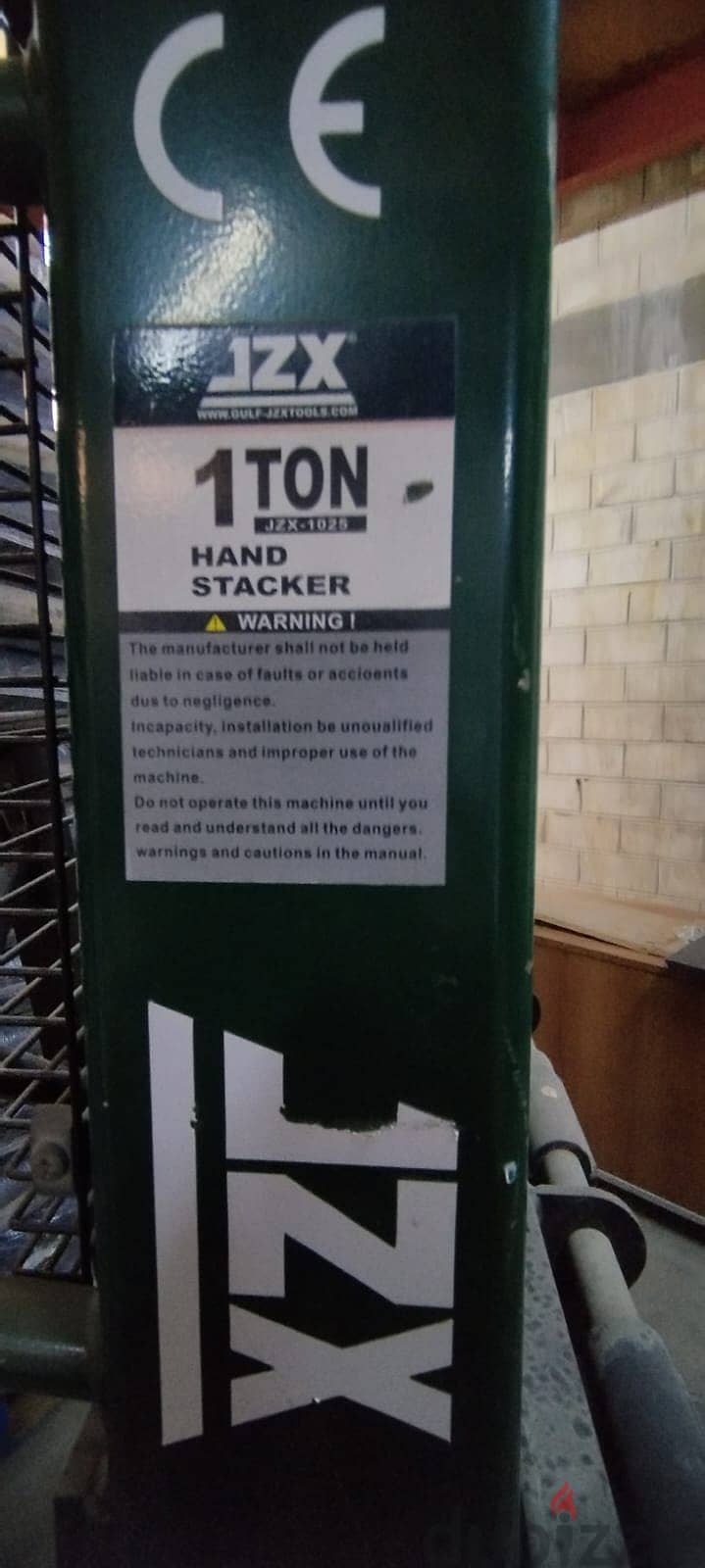 1 Tn Manual Forllift / Hand Stacker for sale 3