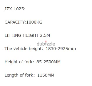 1 Tn Manual Forllift / Hand Stacker for sale 5