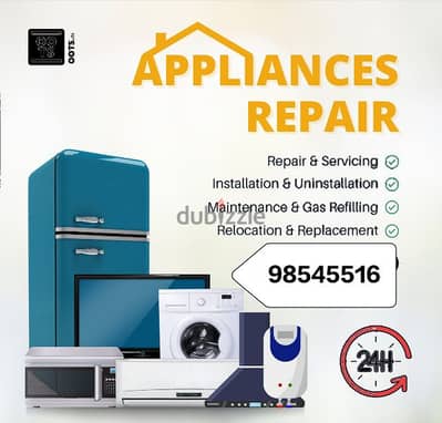 all types auto washing machine refrigerator Ac repair and service and