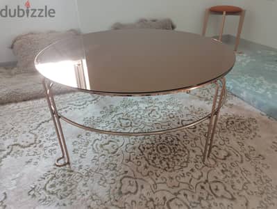 Glass Round Table - Excellent Condition