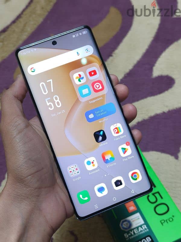 infinix hot 50 pro plus 256gb 8gb almost new condition 7