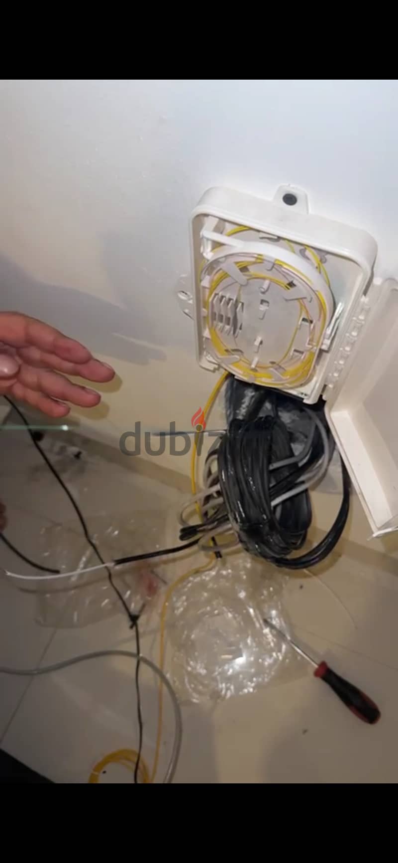 Fiber optic cable splicing Repairing Internet 0