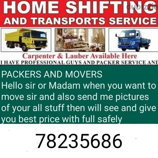 The mover's House shifting Carpenter Pickup Truck rental 3 ton 7 10 0