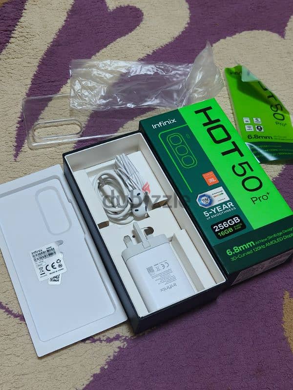 infinix hot 50 pro plus 256gb 8gb almost new condition 8