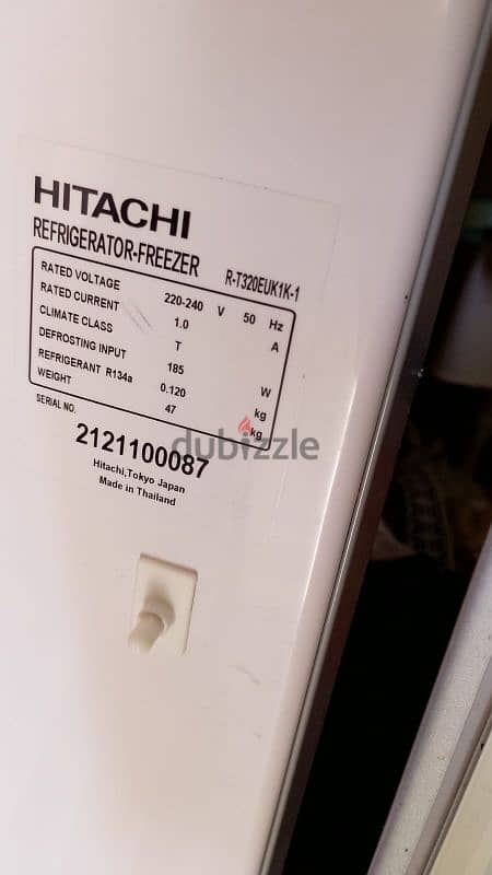 Hitachi fridge 320L 4