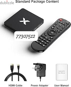 Android Tv Box with one year subscription