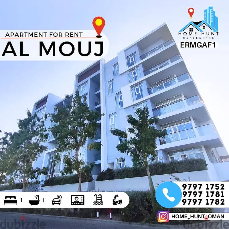 AL MOUJ | AMAZING 1BHK APARTMENT WITH SEA VIEW FOR RENT 0