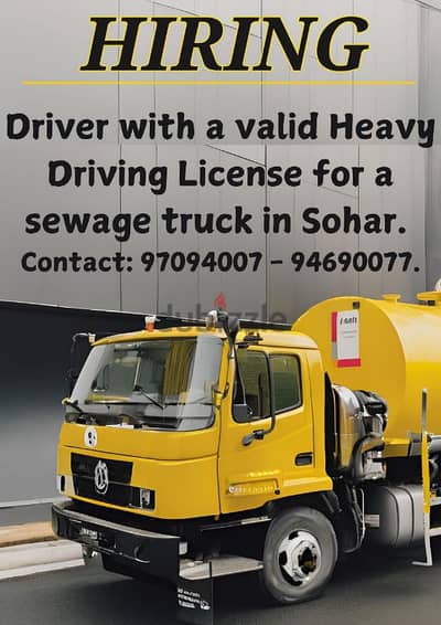 Wanted Heavy Driver