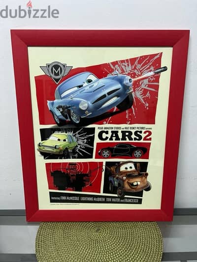 Cars 2 wall poster