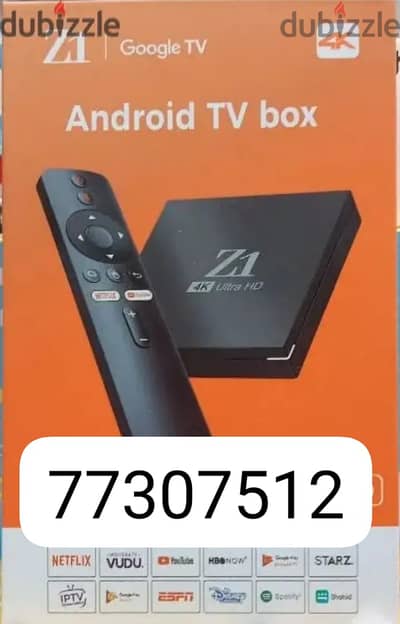 new Android box with 1year subscription