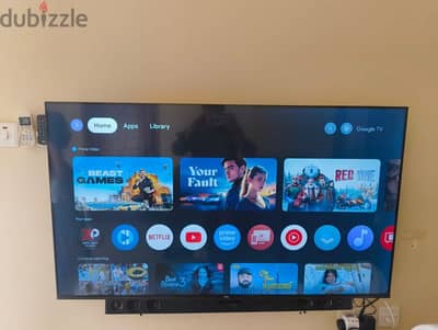 TCL 55 INCH GOOGLE TV WITH LG SOUND BAR