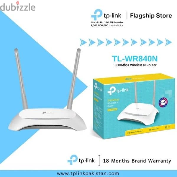 300Mbps Wireless N Speed TL-WR840N - TP-Link  Wireless 8