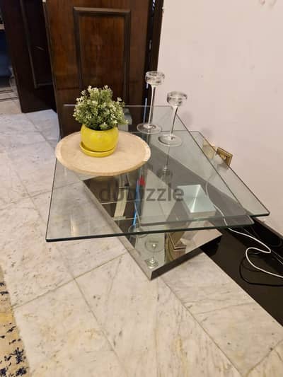 glass centre table & dinning table for sale