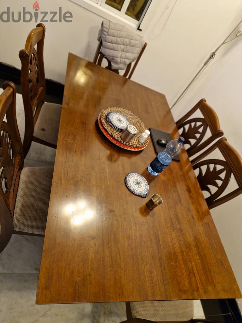 glass centre table & dinning table for sale 3