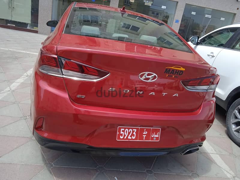 hyundai sonata 2018 for rent 0