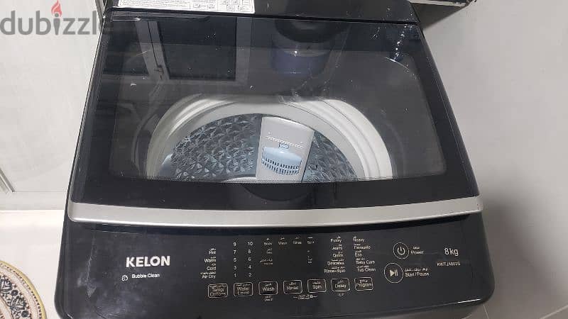 kelon 8kg washing machine as new, very clean appearance 1