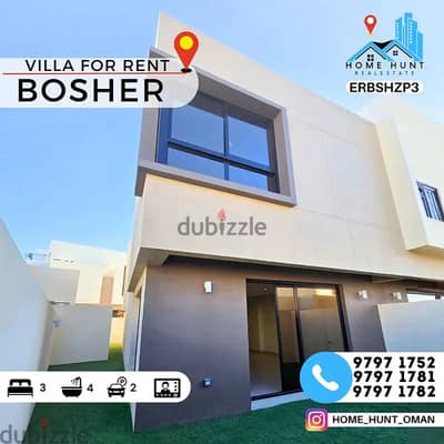 BOSHER AL MUNA | MODERN 3BHK BRAND NEW TOWNHOUSES FOR RENT