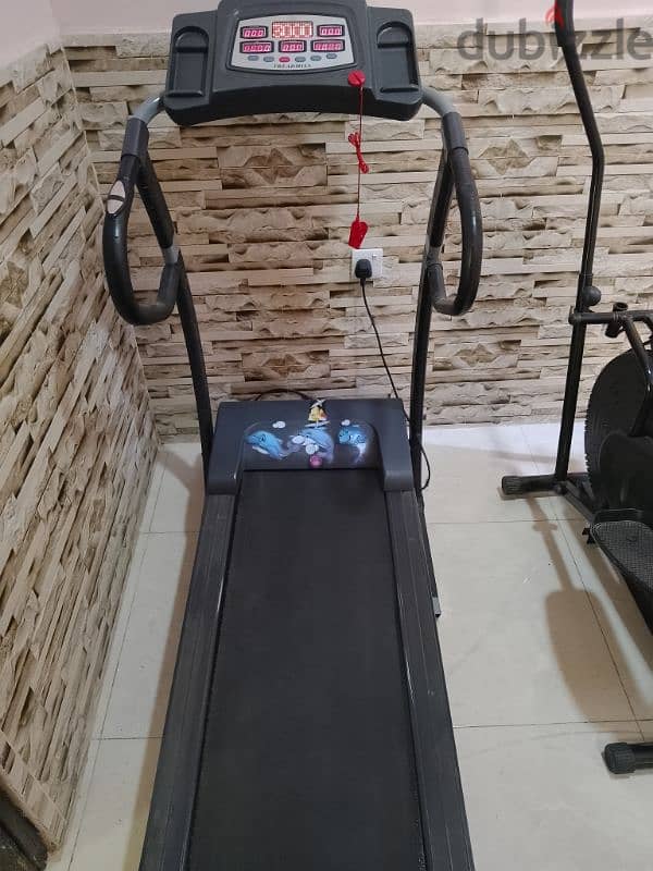 Treadmill and muscle toning machine 10