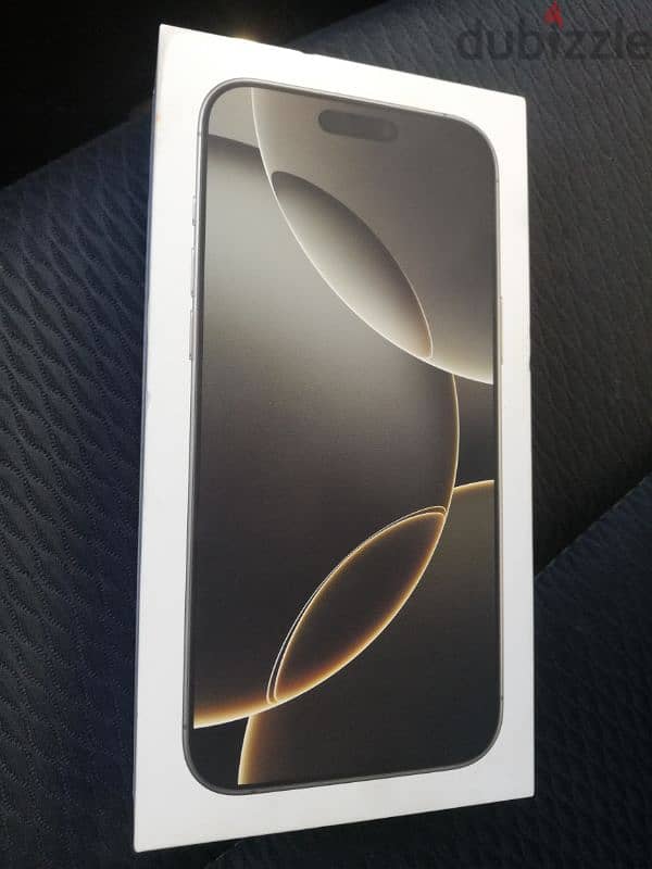 Iphone 16 pro max new  256gb silver 4