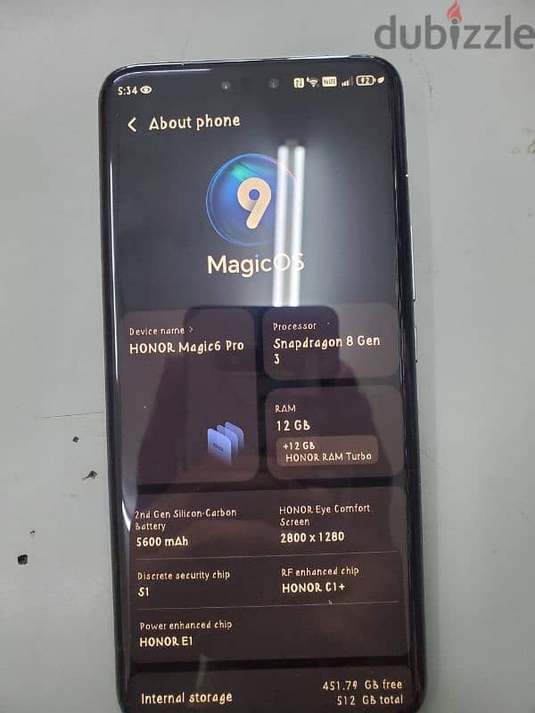 HONOR MAGIC 6 PRO 512 GB 2